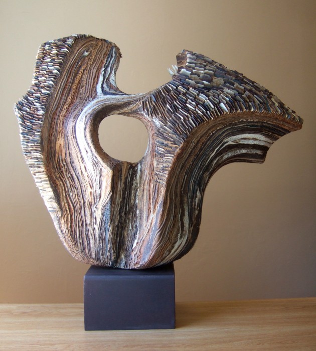 Ohlone by Juan Ramon Gimeno_ 26.5" x11" x 27"_ceramic sculpture